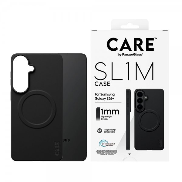CARE by PanzerGlass Samsung Galaxy S26 Plus Kotelo SL1M Musta