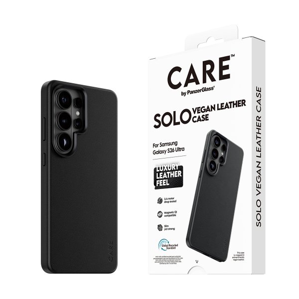 CARE by PanzerGlass Samsung Galaxy S26 Ultra Kuori Solo Musta