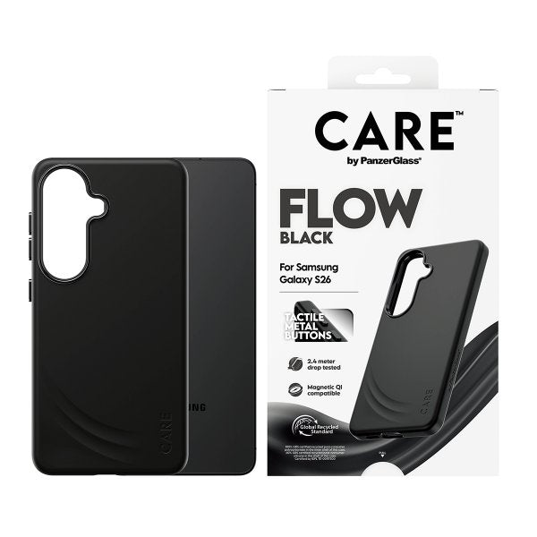 CARE by PanzerGlass Samsung Galaxy S26 -suojakuori Flow MagSafe, musta