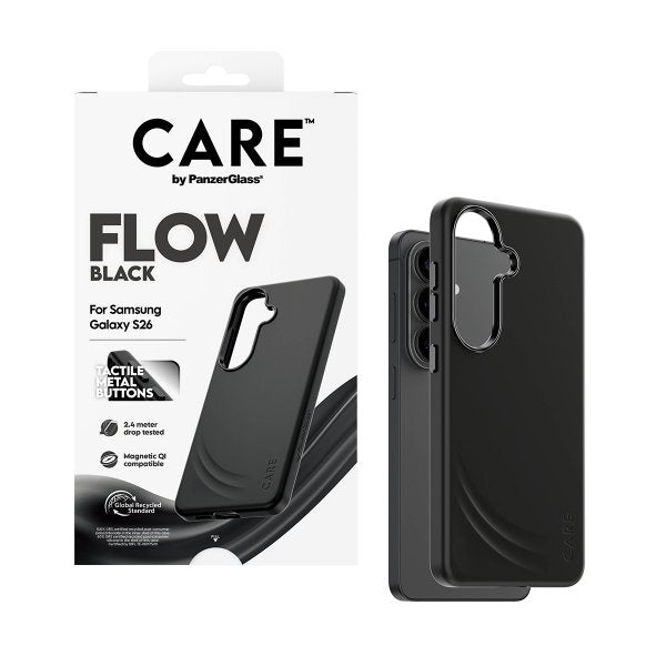 CARE by PanzerGlass Samsung Galaxy S26 -suojakuori Flow MagSafe, musta