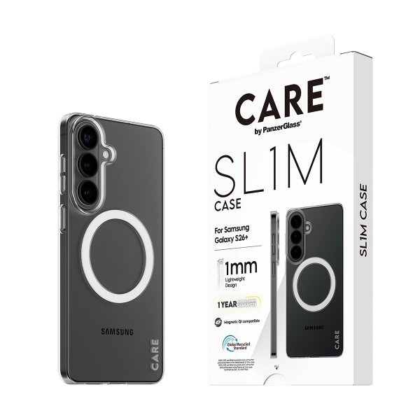CARE by PanzerGlass Samsung Galaxy S26 Plus Kuori SL1M Läpinäkyvä