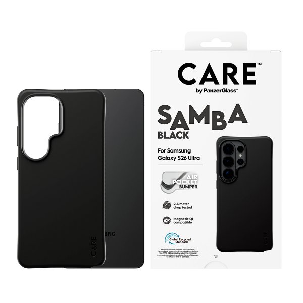 CARE by PanzerGlass Samsung Galaxy S26 Ultra Kuori Samba MagSafe Musta