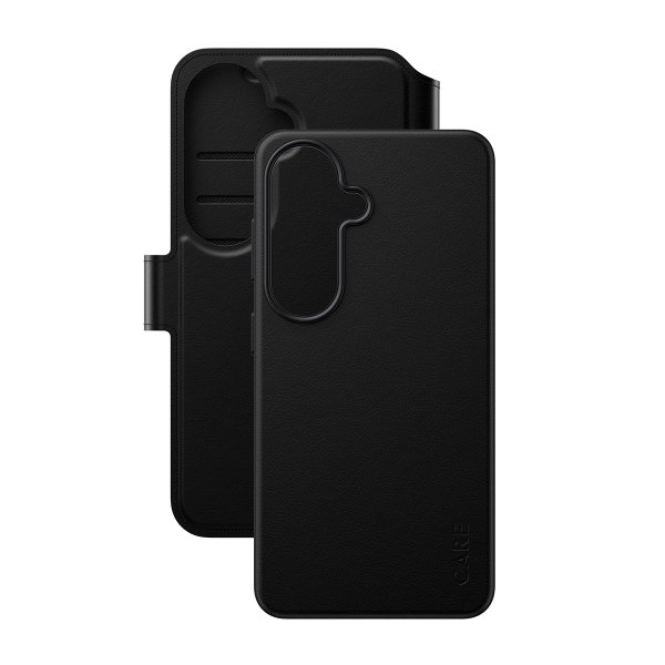 CARE by PanzerGlass Samsung Galaxy S26 -kotelo Tango Two-in-One Wallet MagSafe Musta