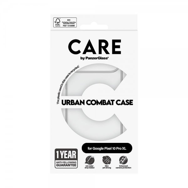 CARE by PanzerGlass Google Pixel 10 Pro XL Kuori Urban Combat Transparent