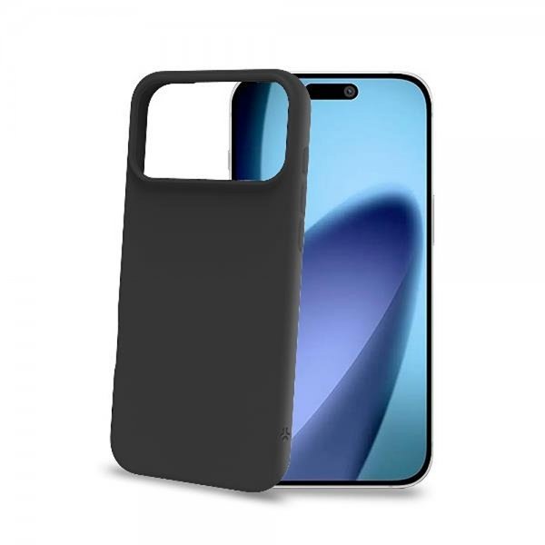 Celly iPhone 17 Pro Max -suojakuori CROMO, musta