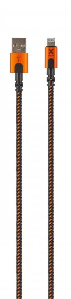 Xtorm Xtreme USB-A–Lightning-kaapeli 1,5 m musta/oranssi