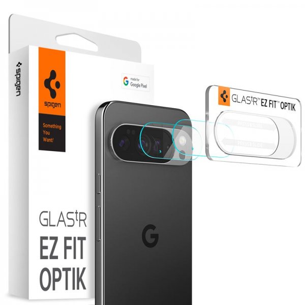 Spigen Google Pixel 10 Pro XL kamerasuojalasi, EZ Fit Optic 2-pakkaus