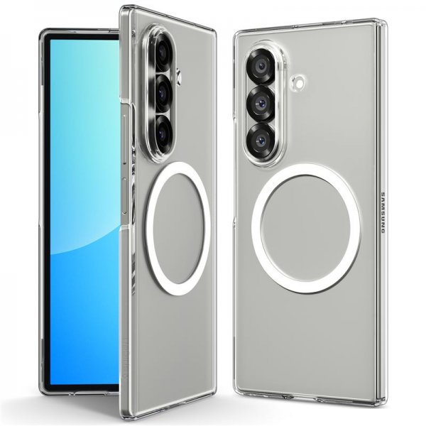 Spigen Samsung Galaxy Z Fold 7 Kuori Air Skin MagFit Kirkas Valkoinen