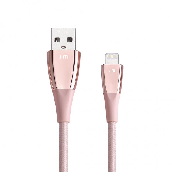 Just Mobile ZinCable USB-A/Lightning 1.5 m ruusukulta