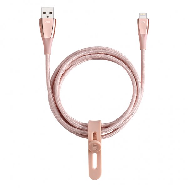 Just Mobile ZinCable USB-A/Lightning 1.5 m ruusukulta