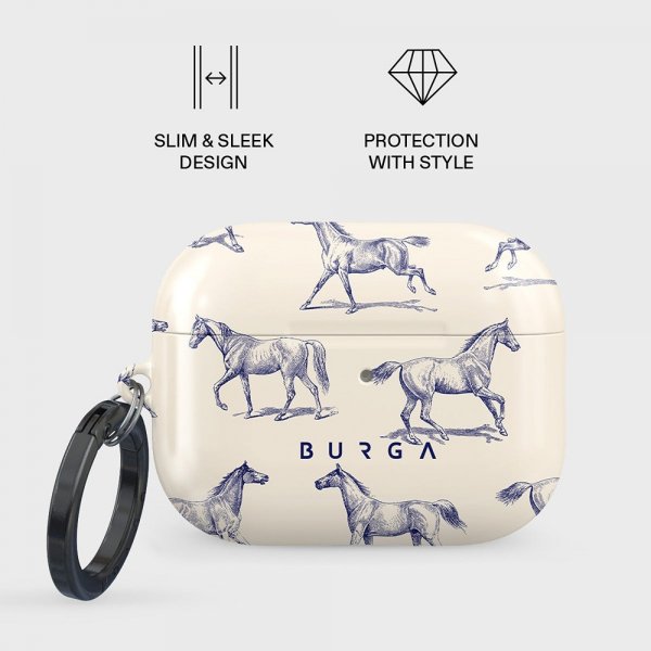 Burga AirPods Pro 3 -kuoret, Derby Race -kuvio