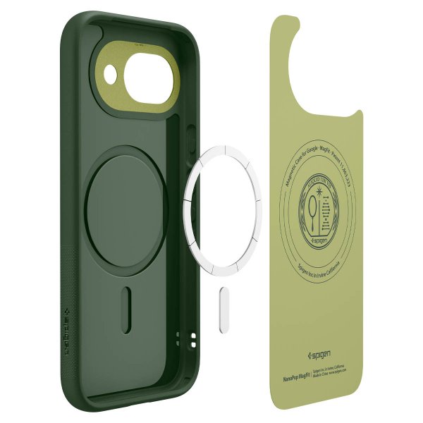 Spigen Google Pixel 10a Kuori Nano Pop MagFit Avo Green