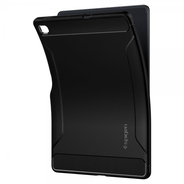 Spigen Samsung Galaxy Tab S6 Lite Suojakuori Rugged Armor Musta