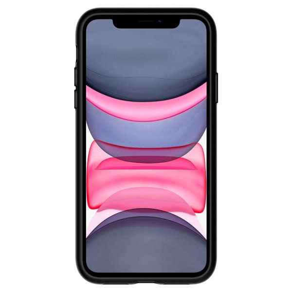 Spigen iPhone 11 -suojakuori Slim Armor CS, musta