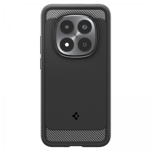 Spigen Xiaomi Redmi Note 15 Pro 5G -suojakuori, Rugged Armor Matte Black