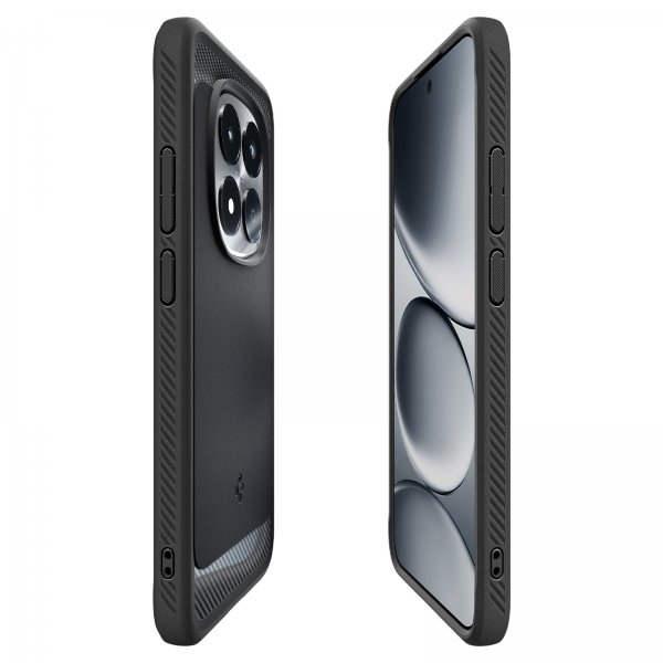 Spigen Xiaomi Redmi Note 15 Pro 5G -suojakuori, Rugged Armor Matte Black
