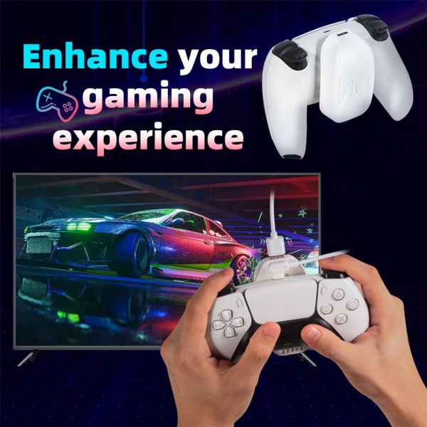 Devaso PlayStation 5 -ohjaimen virtapankki 6000 mAh