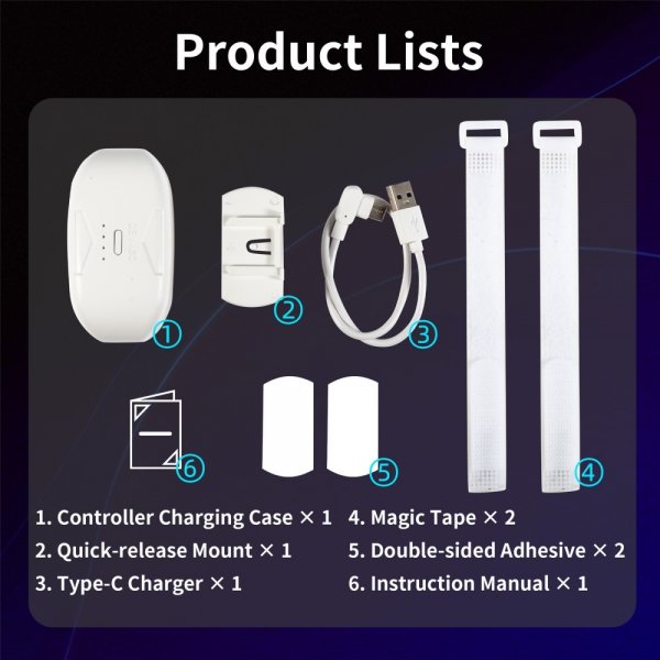 Devaso PlayStation 5 -ohjaimen virtapankki 6000 mAh
