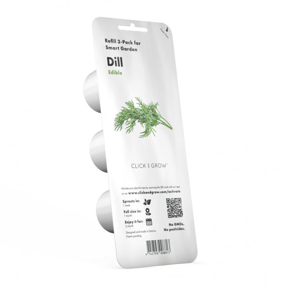 Click and Grow Smart Garden täyttöpakkaus 3 kpl - Tilli