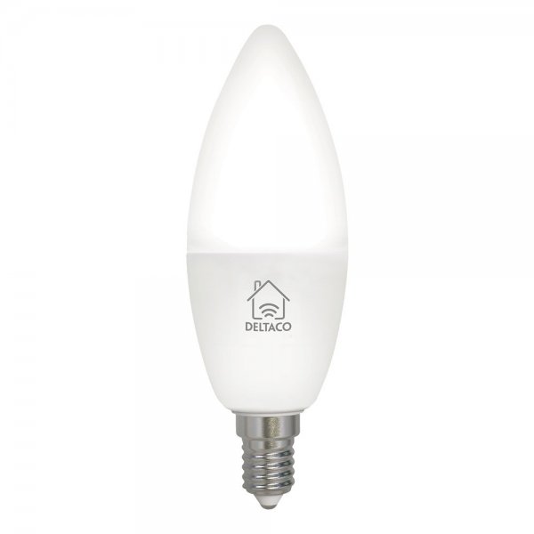 Deltaco Smart Home Himmennettävä LED-lamppu E14 WiFi 4.5W