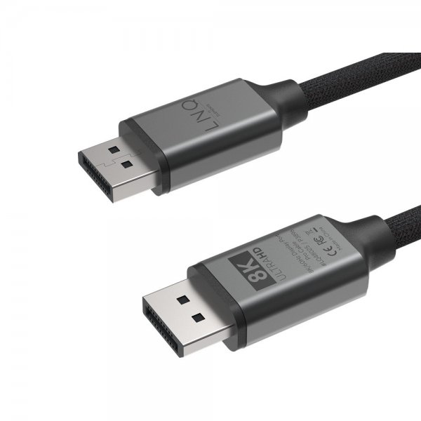 LINQ by Elements DisplayPort 8K/60Hz -kaapeli, 2 m