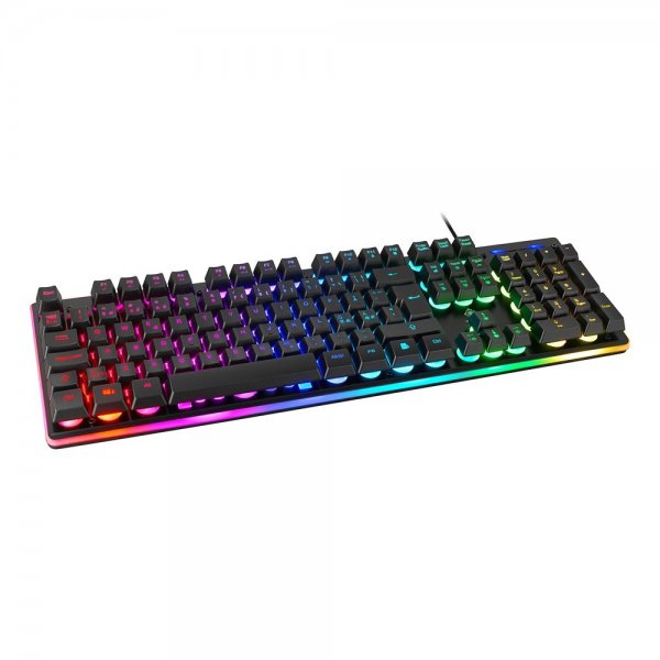 Deltaco Gaming DK220 -pelinäppäimistö, kalvokytkimet, RGB, musta