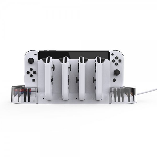 Telakointiasema Nintendo Switchille/Switch OLEDille Valkoinen