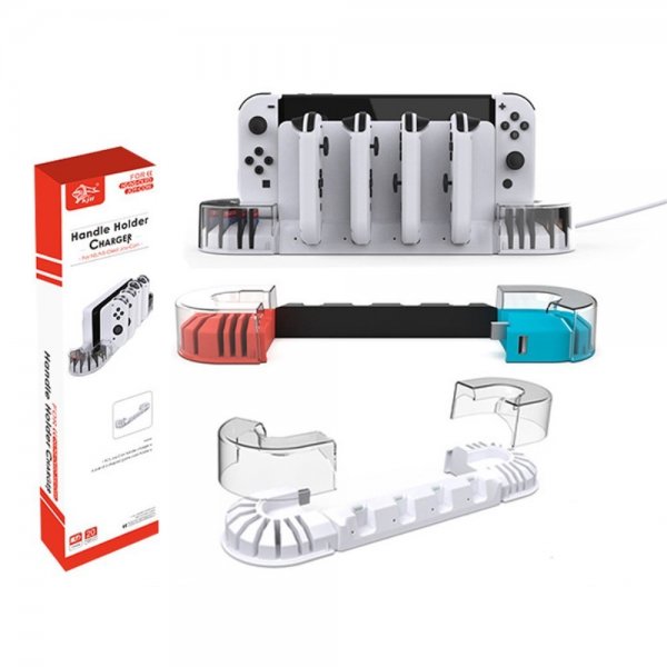 Telakointiasema Nintendo Switchille/Switch OLEDille Valkoinen