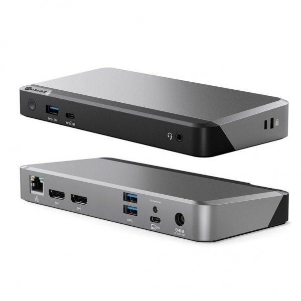 ALOGIC Prime MX2 USB-C kahden näytön DP 65 W PD -telakointiasema