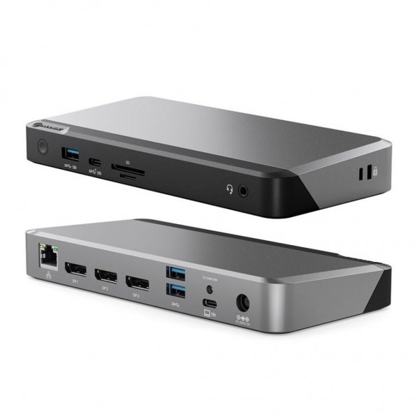 ALOGIC Prime MX3 USB-C Triple Display DP 100W PD telakointiasema