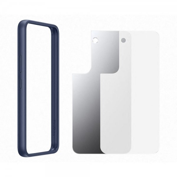 Samsung Original Galaxy S22 Frame Cover -suojakuori, laivastonsininen