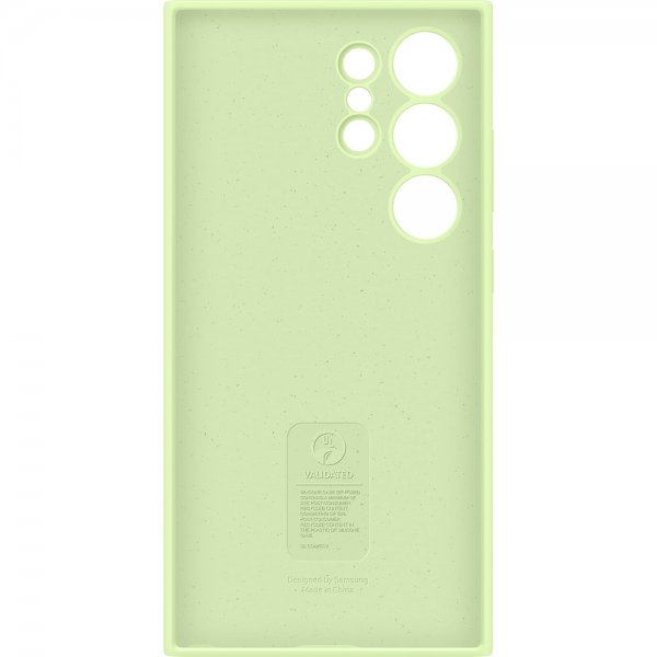 Samsung Alkuperäinen Galaxy S24 Ultra -silikonisuojakuori, vaaleanvihreä