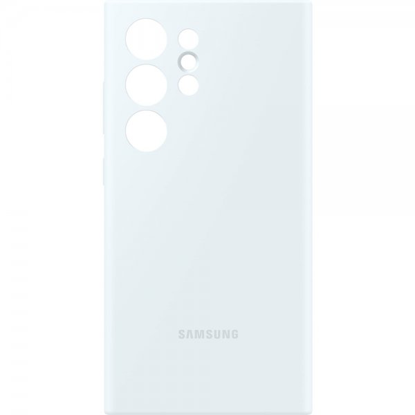 Samsung alkuperäinen Galaxy S24 Ultra Silicone Case -suojakuori, valkoinen