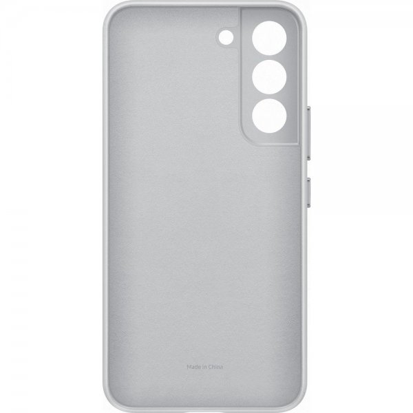 Samsung Alkuperäinen Galaxy S22 Nahkakuori Harmaa
