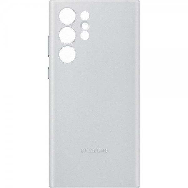 Samsung Original Galaxy S22 Ultra -nahkakuori, vaaleanharmaa