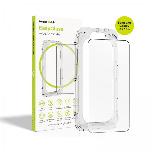 Mobile Origin Samsung Galaxy A27 Näytönsuoja EasyGlass Applicator