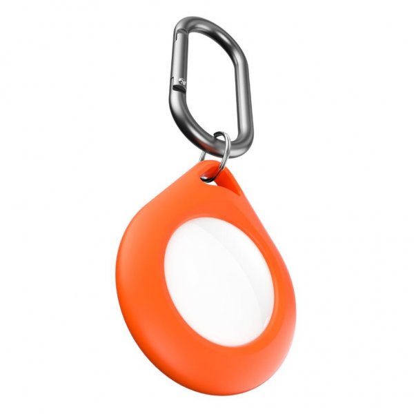 KeyBudz AirTag -pidike Secure Dock, 4 kpl, oranssi