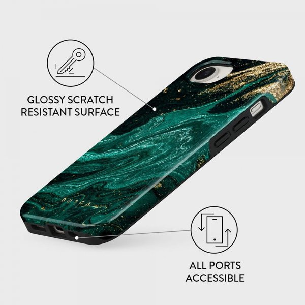 Burga iPhone 16e/iPhone 17e -kuori Tough MagSafe Emerald Pool