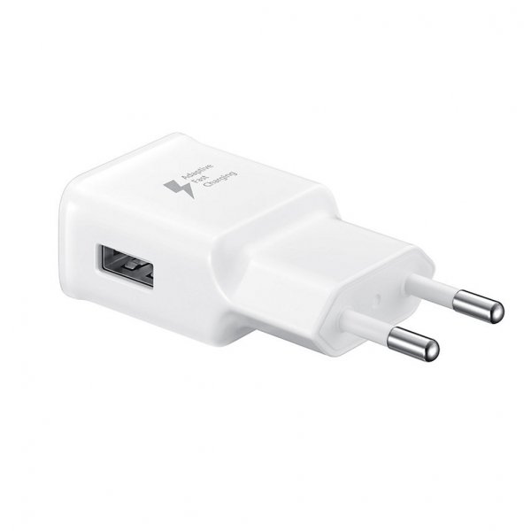 Samsung EP-TA20EWE -lataussovitin + USB Type-C -kaapeli 1,2 m, valkoinen