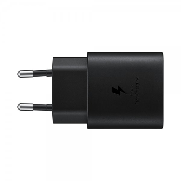 Samsung alkuperäinen laturi 25W PD-adapteri USB-C Musta