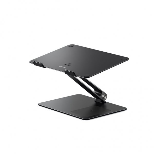 ALOGIC Elite Power Laptop Stand with Wireless Charger, musta