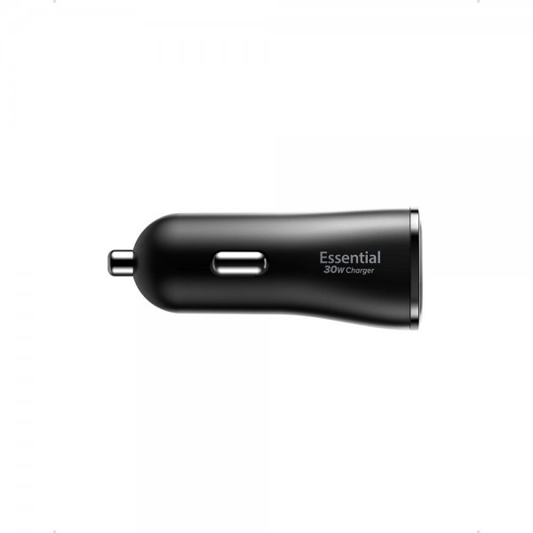 Spigen Essential Autolaturi 30W 2xUSB-A Musta