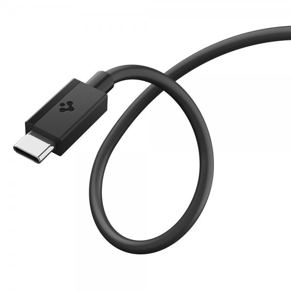 Spigen Essential USB-C–USB-C 60W 2m -kaapeli, musta