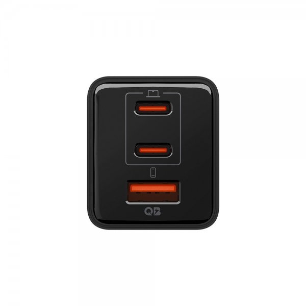Spigen Essential laturi 47W 2xUSB-C 1xUSB-A Musta