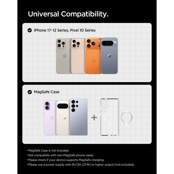 Spigen Essential MagSafe-autoteline Qi2 15W Hook Car Mount