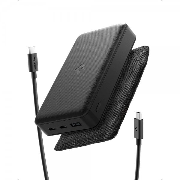 Spigen Essential Powerbank 30 000 mAh 30W Musta