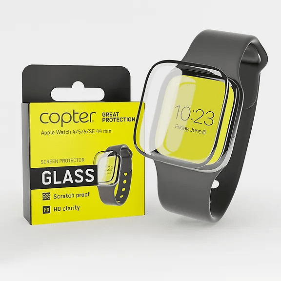 Copter Apple Watch 44mm (Series 4/5/6/SE) Näytönsuoja Exoglass Curved