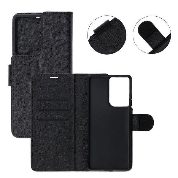 Motorola Moto G85 Suojakuori Jalustalla, Musta