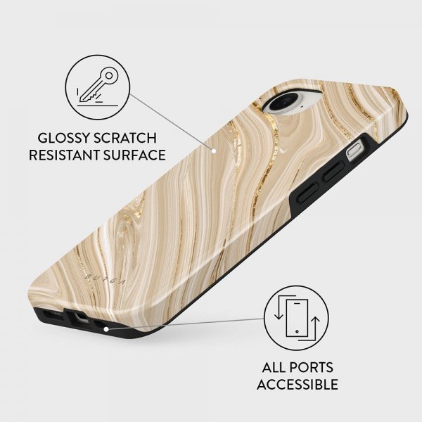 Burga iPhone 16e/iPhone 17e Tough MagSafe Full Glam -suojakuori