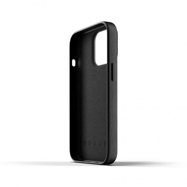 Mujjo iPhone 13 Pro -täysnahkakotelo, Tan